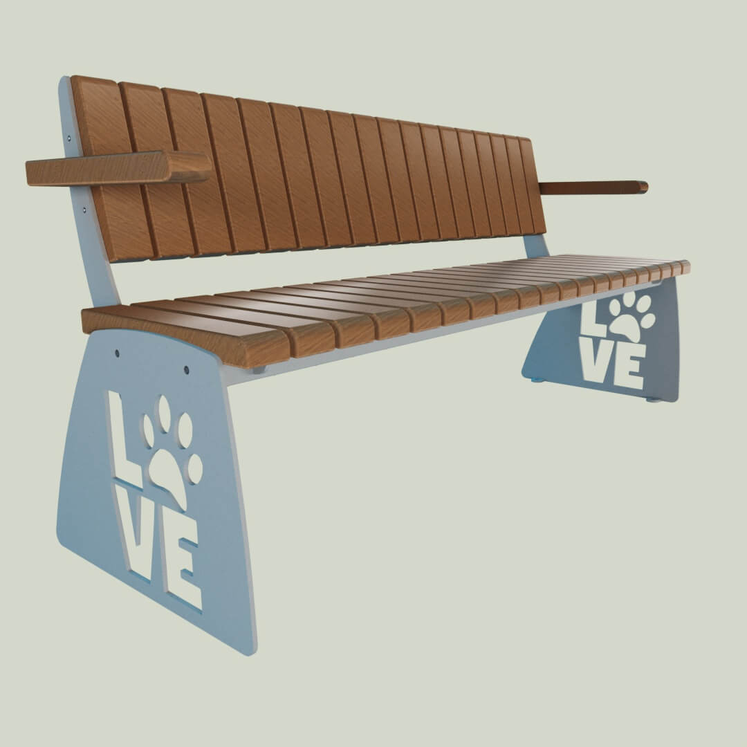 Скамейка: Love, вар. 5 — изображение 4