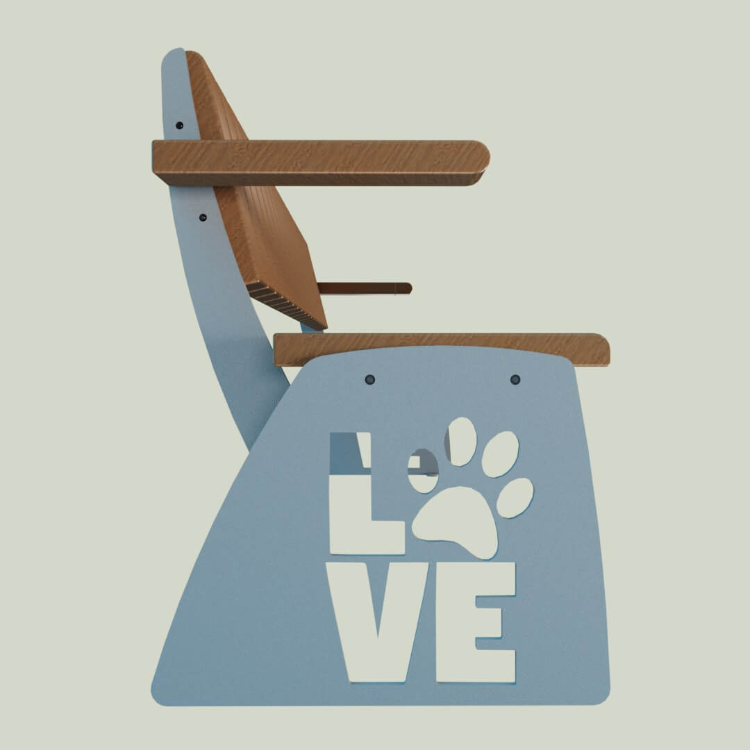 Скамейка: Love, вар. 5 — изображение 2