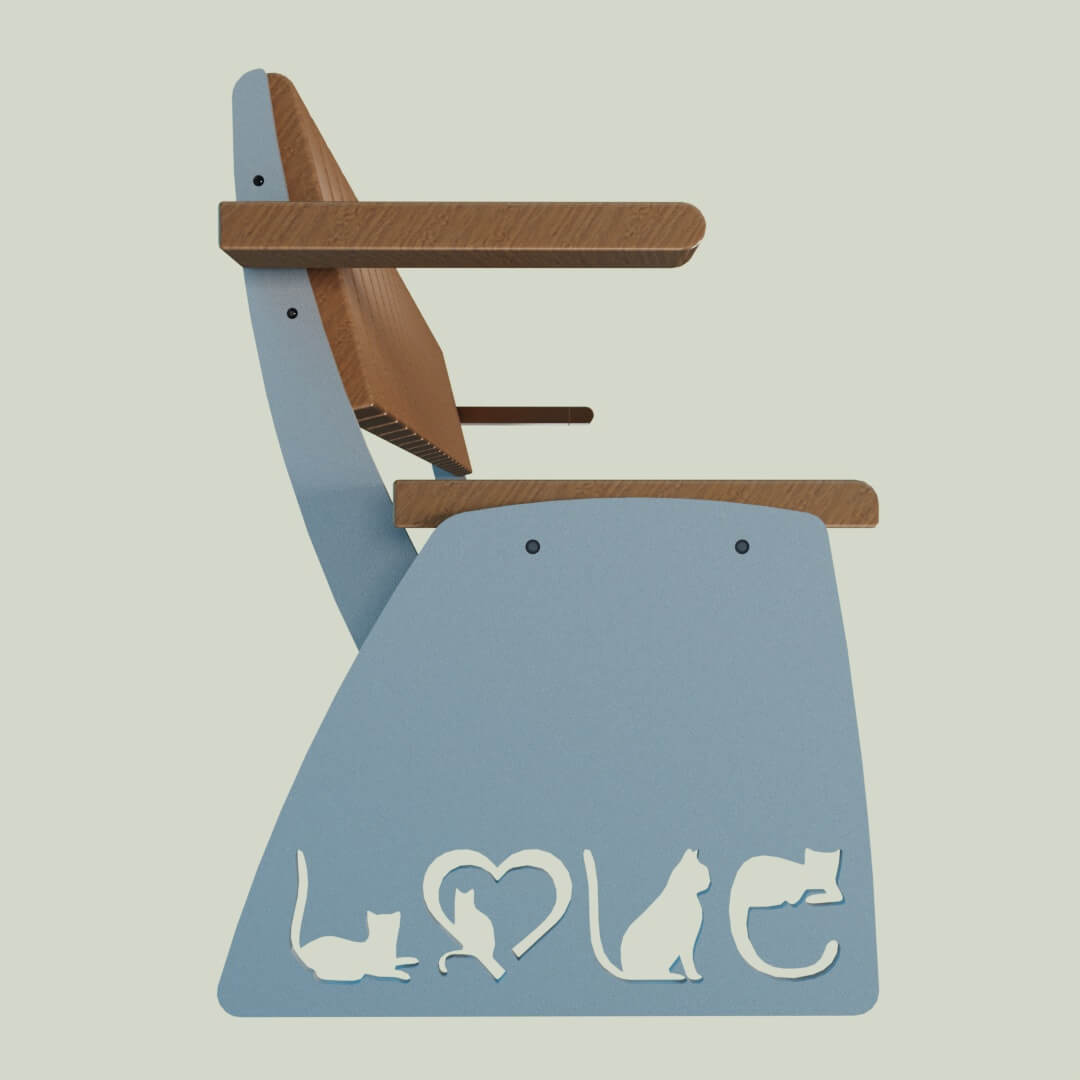 Скамейка: Love, вар. 7 — изображение 2